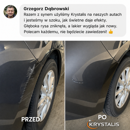 Krystalis™ – Zamaskuj rysy na lakierze w minutę