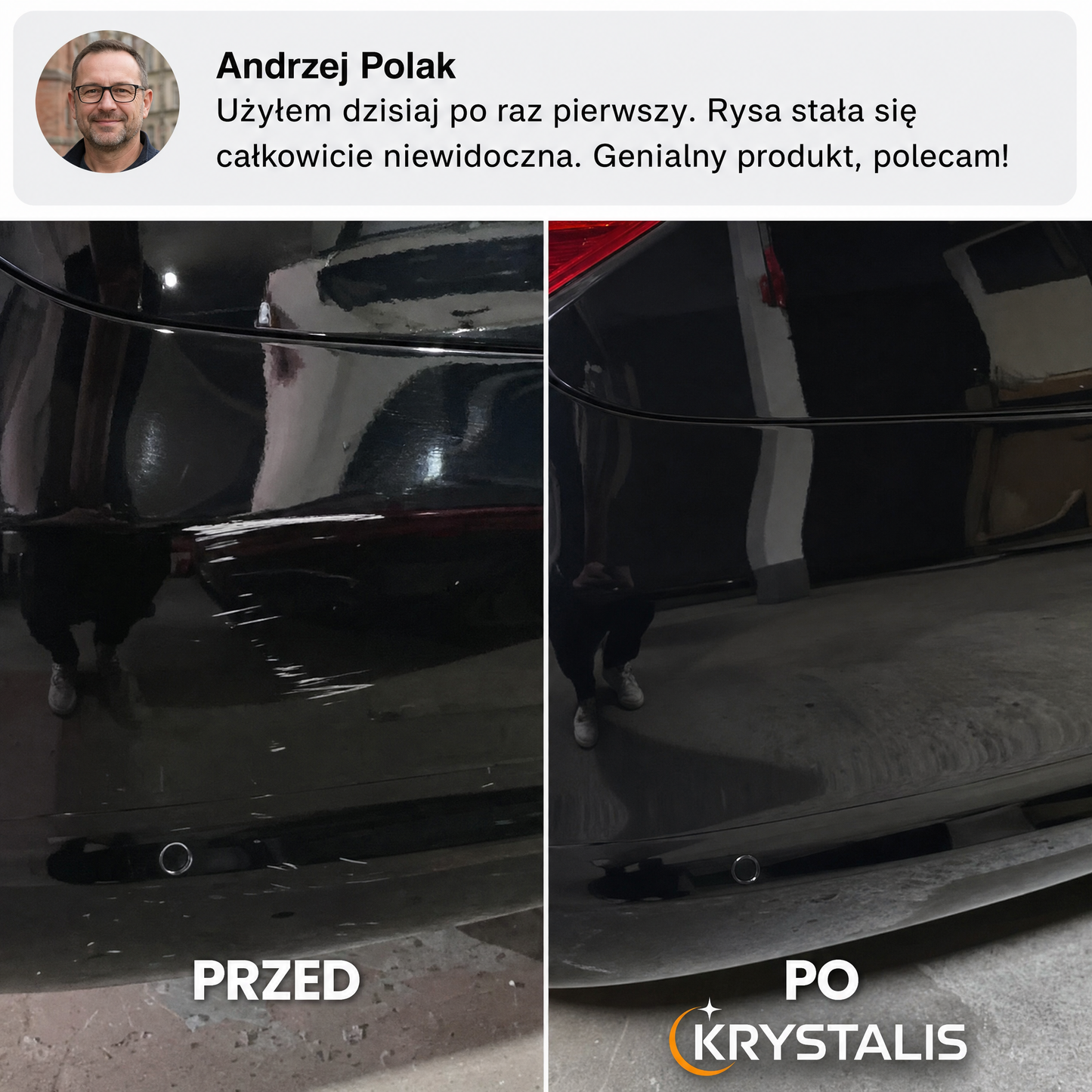 Krystalis™ – Zamaskuj rysy na lakierze w minutę