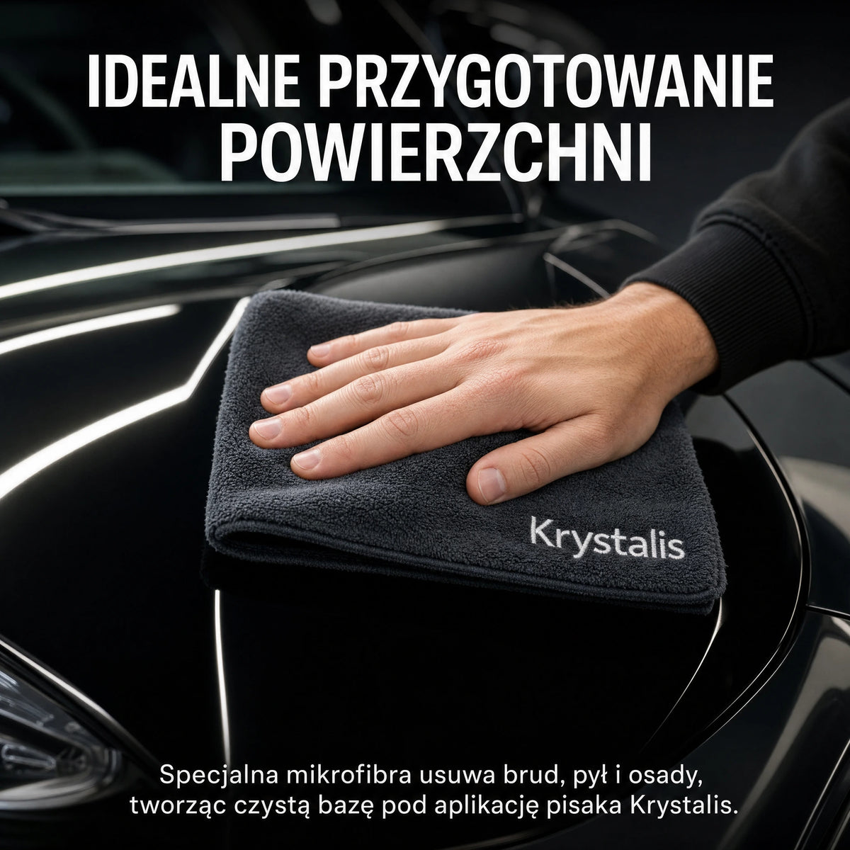 Mikrofibra Krystalis do przygotowania rysy przed aplikacją